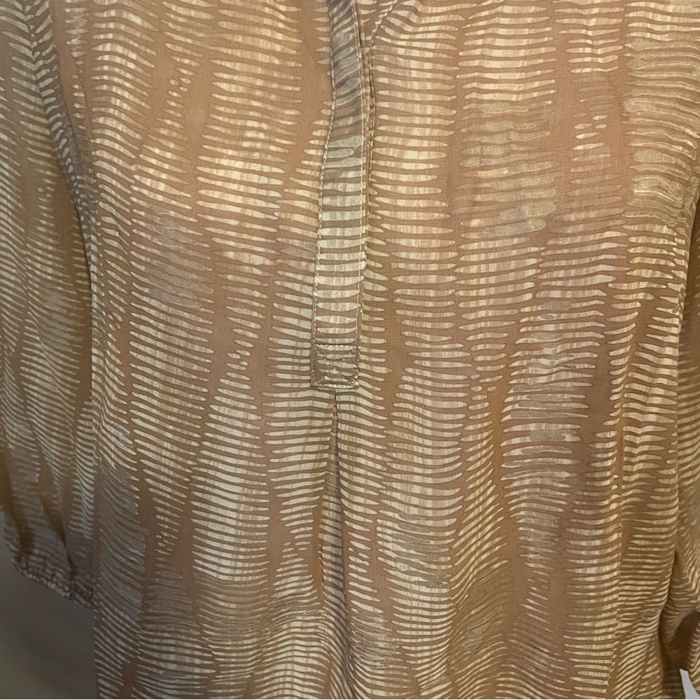 Size XS Coldwater Creek Sheer Blouse D2 - Picture 2 of 4
